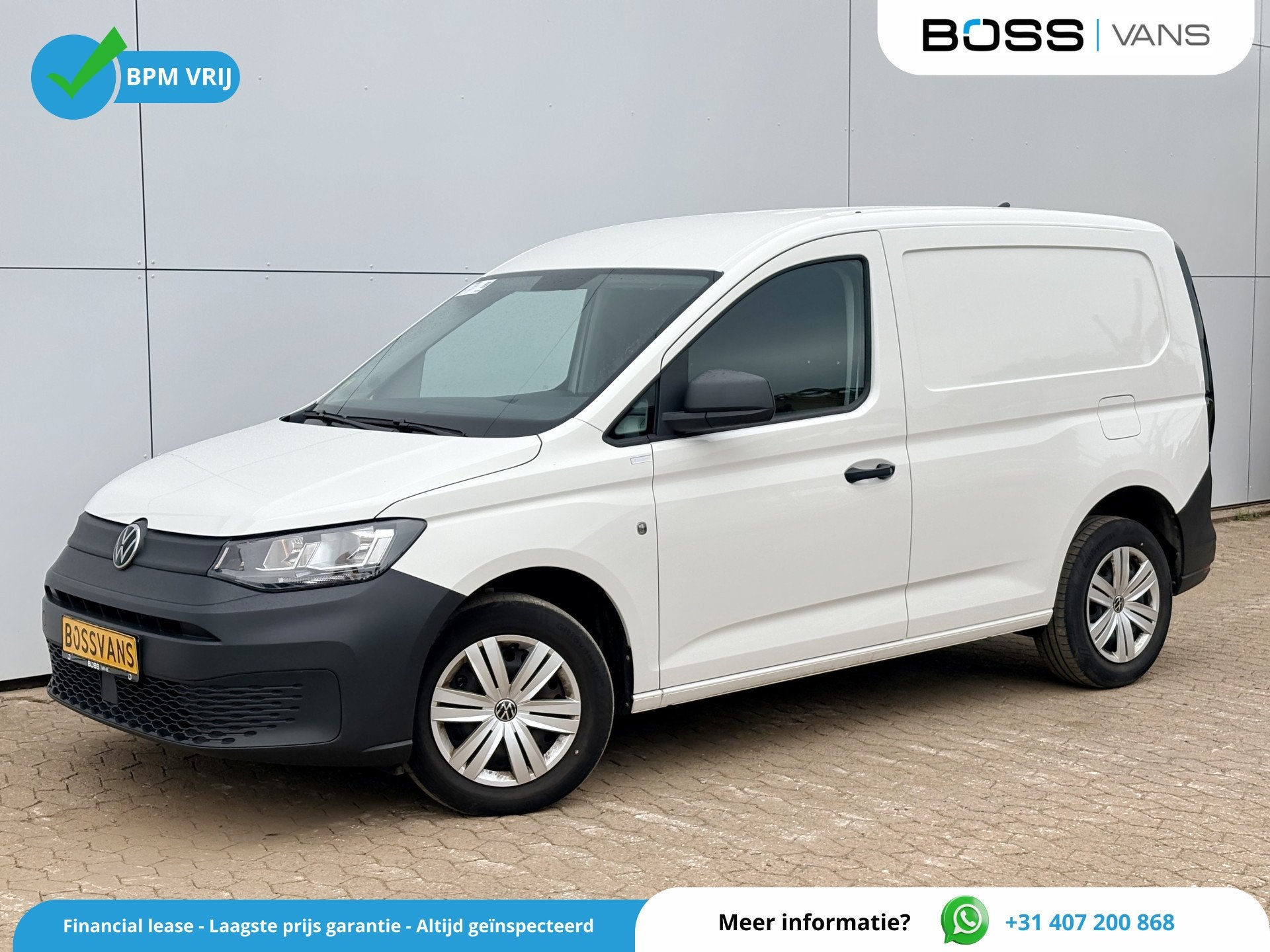Volkswagen Caddy Cargo 2.0 TDI 75PK L1 Cruise Control Airco, Auto's, Voorwielaandrijving, 75 kW, Gebruikt, Zwart