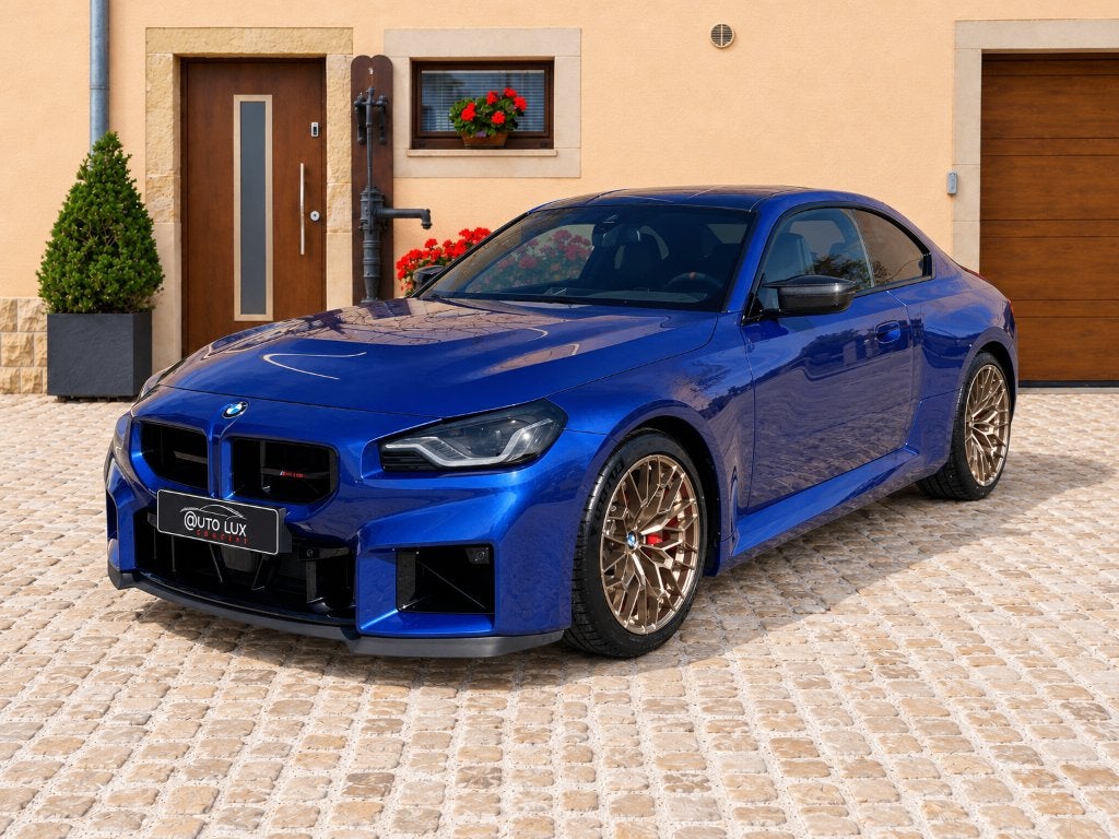 BMW M2 CS Coupé Portimao Blue/ACC/Caméra/Keyless, Autos, Cuir, Entreprise, 0 kg, Entretenue par le concessionnaire