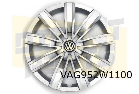 Volkswagen Tiguan (4/16-9/20) wieldeksel 17" (YTI zilver / c, Neuf, -, -, -