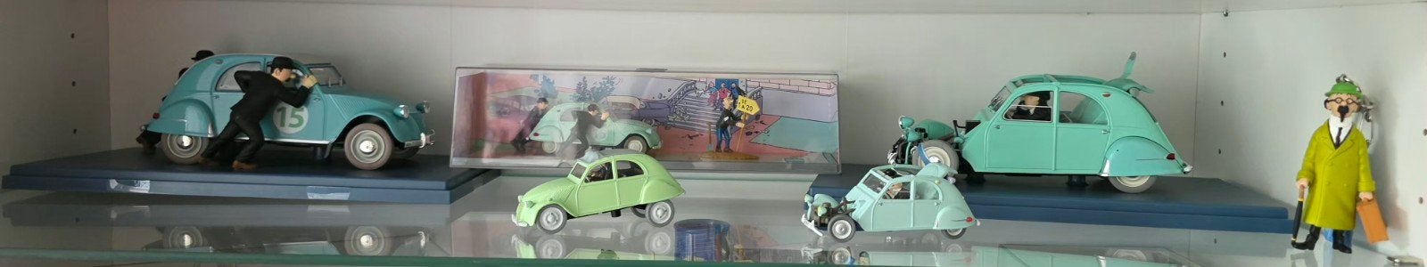 tintin auto 2cv, Collections, Enlèvement, Comme neuf