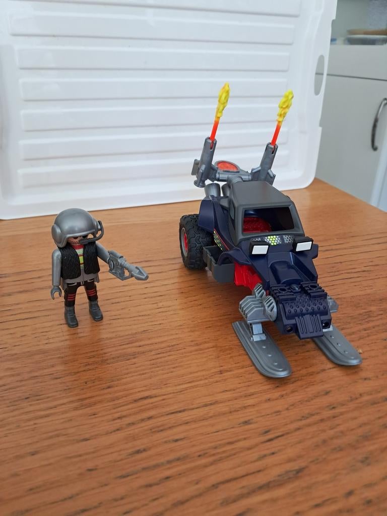 Playmobil 9058 sneeuwscooter met ijspiraat, Ophalen of Verzenden
