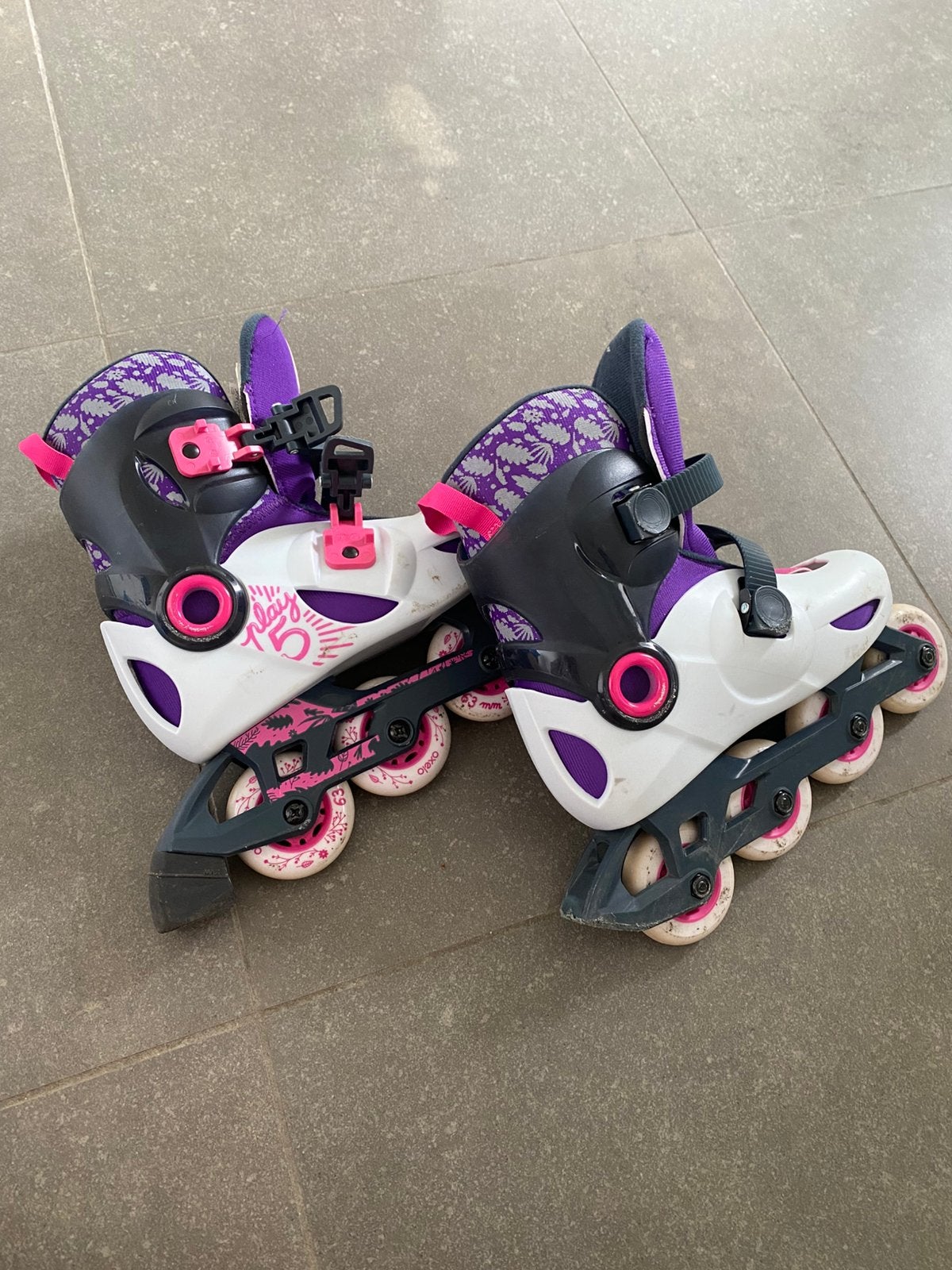 Oxelo Play 5 Kids Inline Skates (Size 30-32), Ophalen, Gebruikt, Kinderen