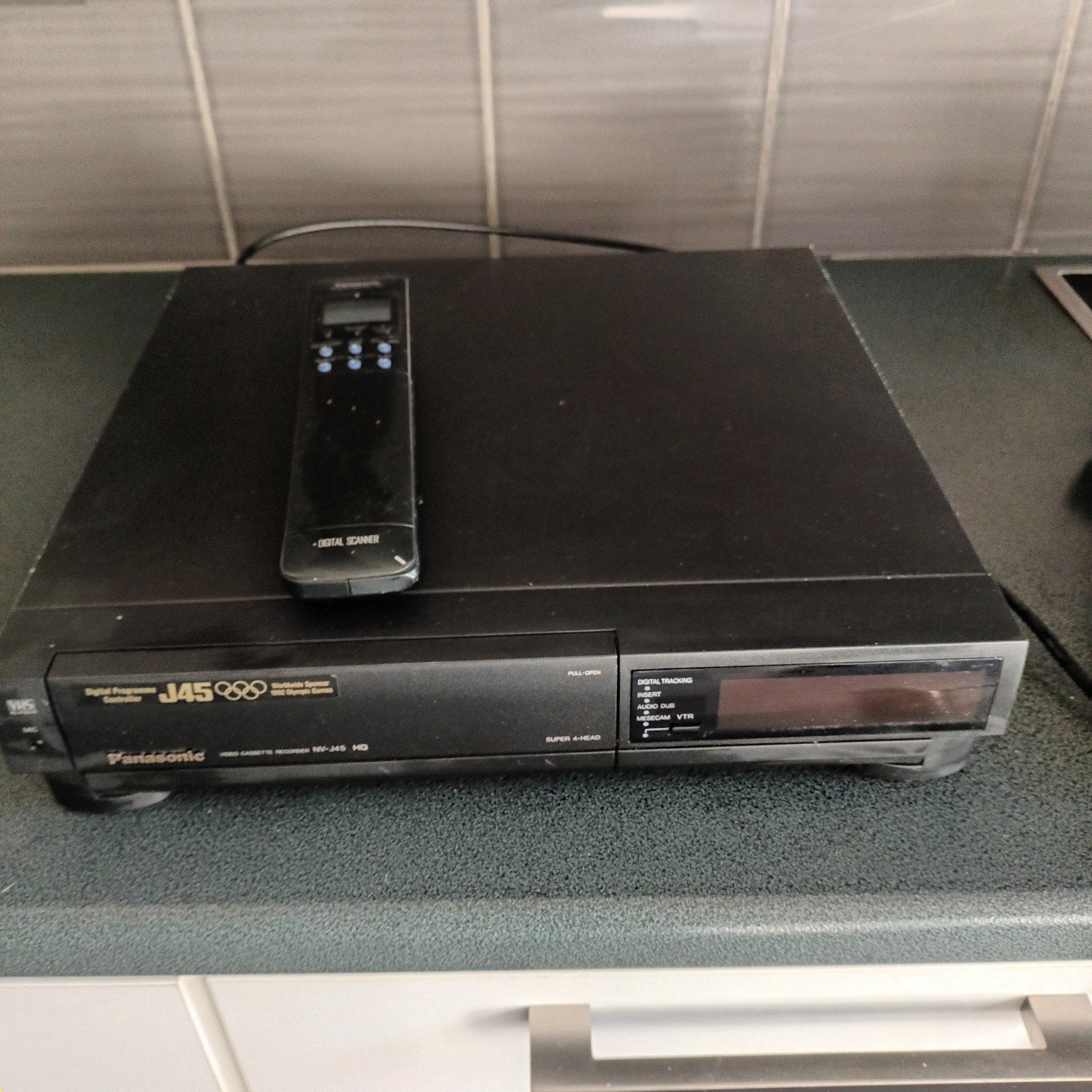 videocassette speler panasonic, Ophalen