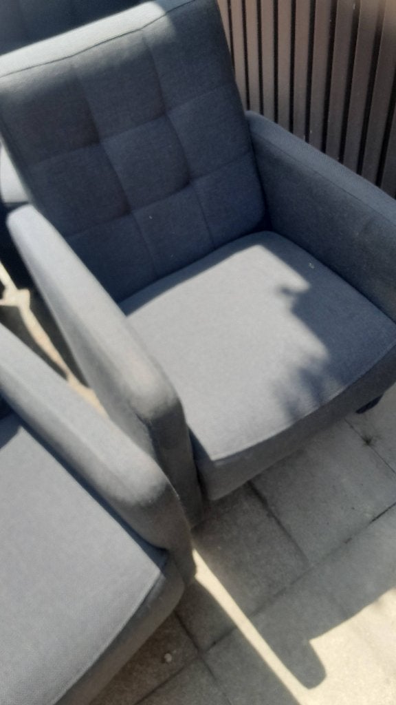 Stoelen op wieltjes, Huis en Inrichting, Stoelen, Ophalen, Gebruikt, Vier, Stof