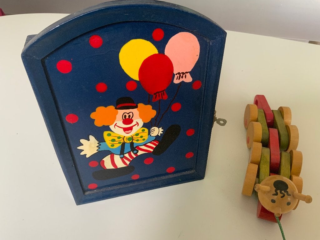 Jouets enfants en bois, Enlèvement ou Envoi, Utilisé, Jouet à Pousser ou Tirer