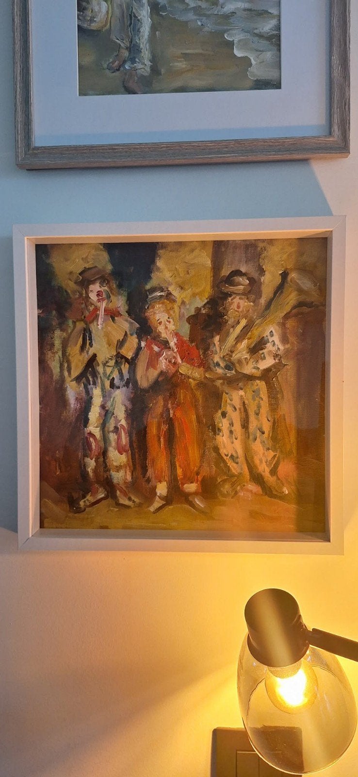 Clowns – olieverfschilderij, Ophalen