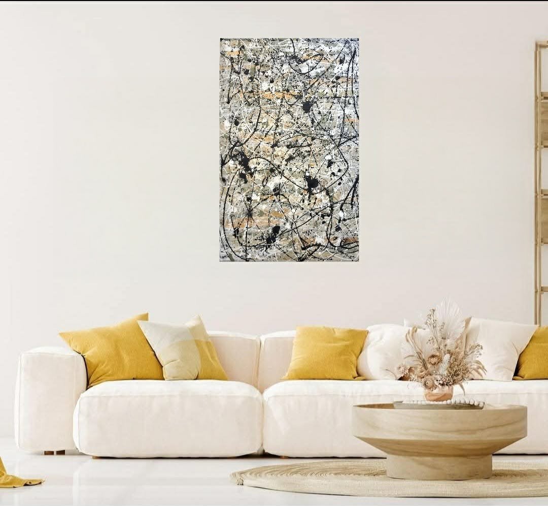 Echo van Beweging, Antiek en Kunst, Kunst | Schilderijen | Abstract, Ophalen