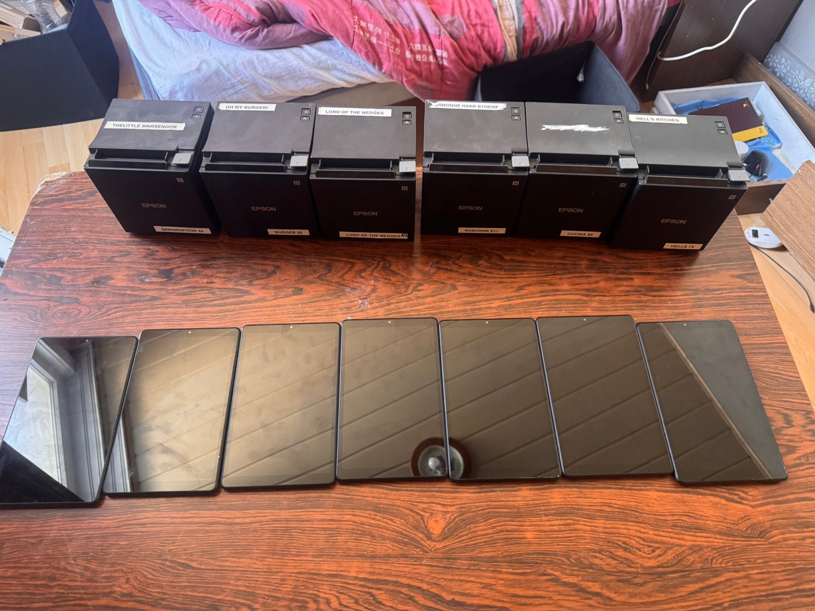 partij 7 lenovo tablets 6 epson printers, Ophalen of Verzenden, Gebruikt