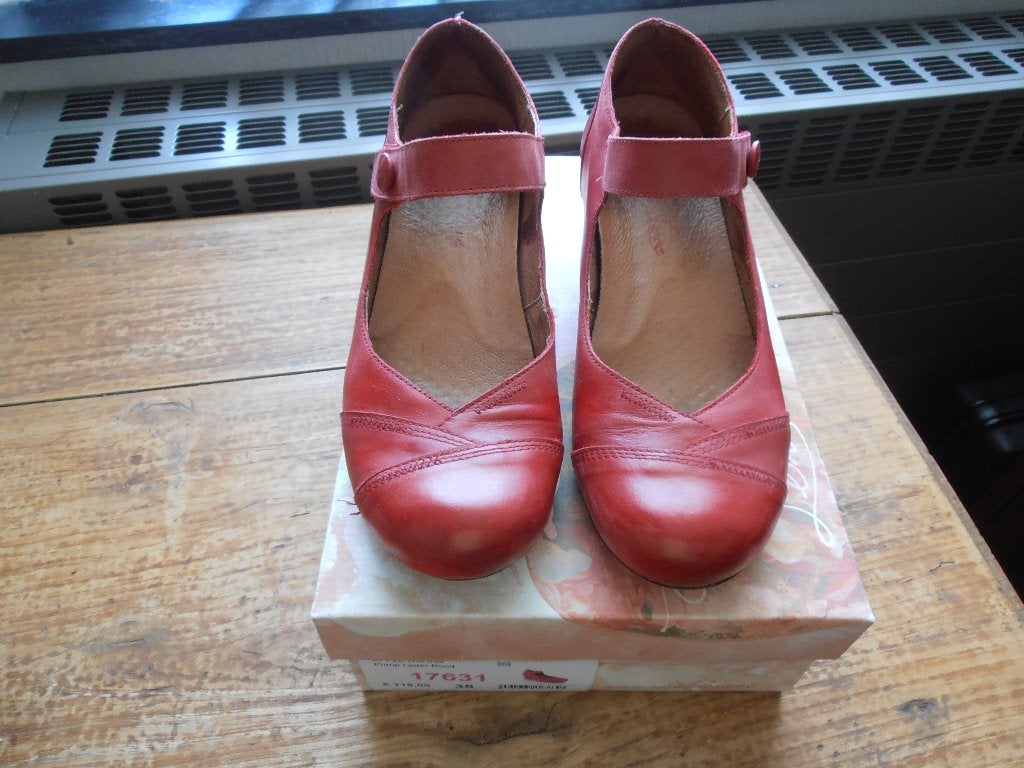 Schoenen, Gedragen, Rood, Ophalen, ANDERE