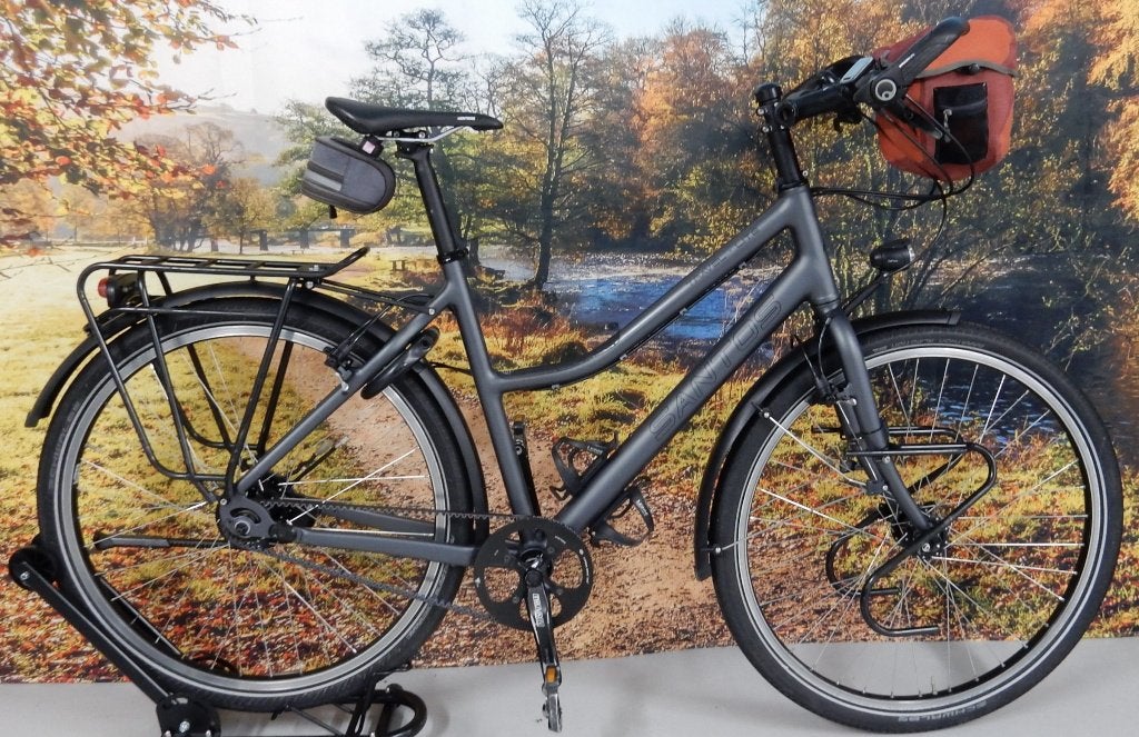 Santos Travel Lite 53 Cm Rohloff+Son+Magura Riemaandrijving, Ophalen, 28 inch, 53 tot 56 cm, 10 tot 15 versnellingen