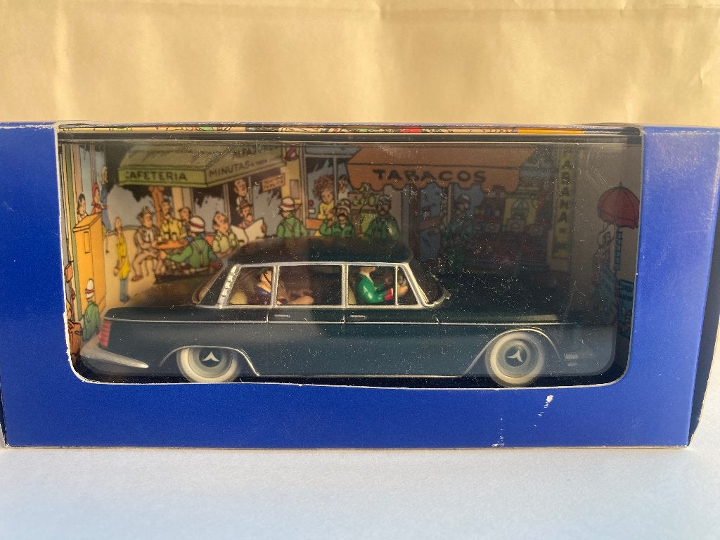 Limousine gouvernementale Atlas 1:43 de Tintin Picaro +cert., Enlèvement ou Envoi, Tintin, Comme neuf, Statue ou Figurine