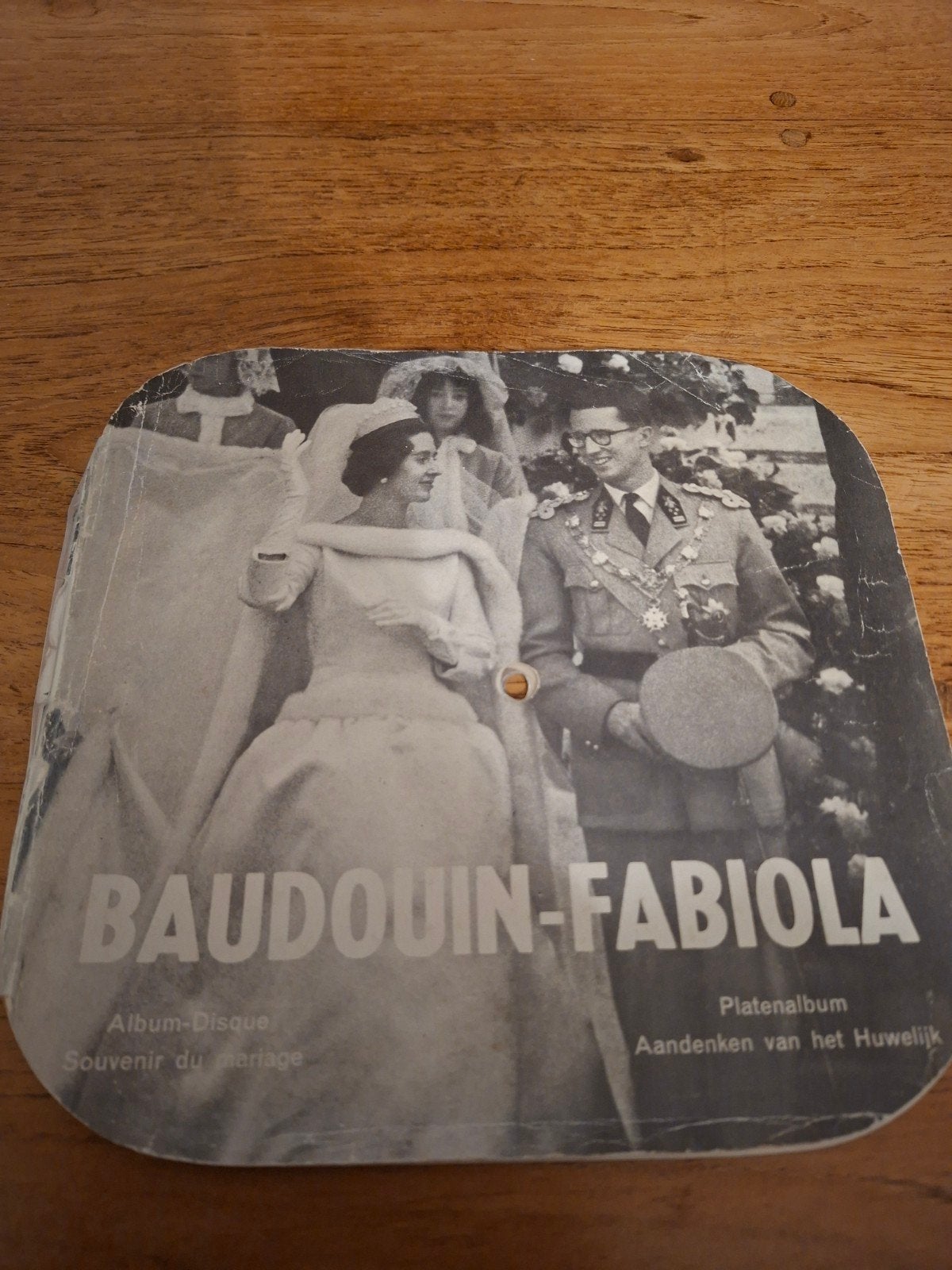 Vinyl - historische plaatopname 1960: huwelijk  Boudewijn, Gebruikt, Tv-soundtrack, Ophalen of Verzenden, Inclusief boekje