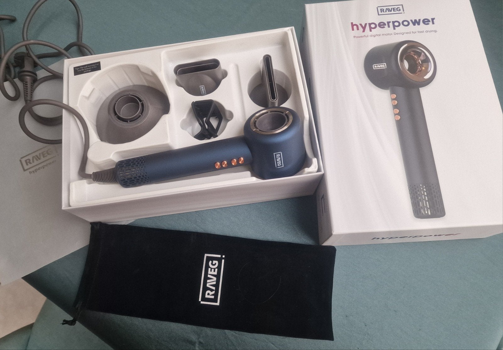 Professionele haardroger, compleet met alle toebehoren,, Ophalen