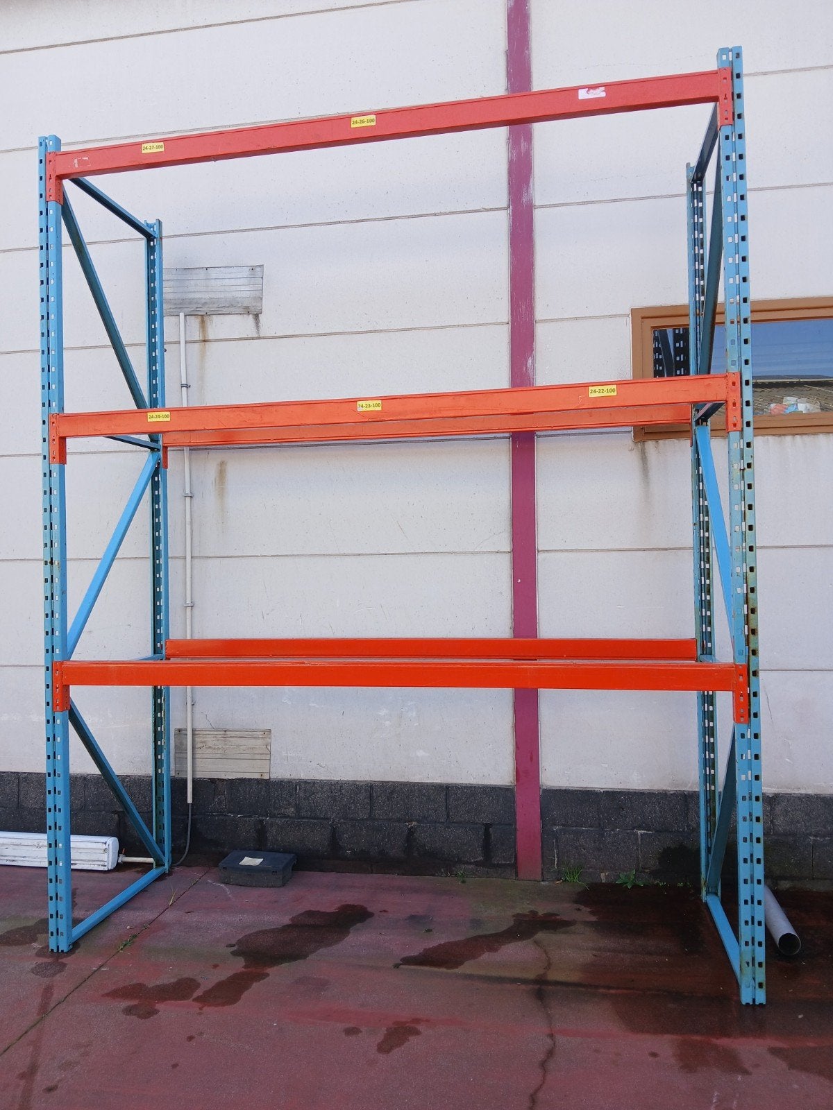 Palletstellig tedirack, Ophalen