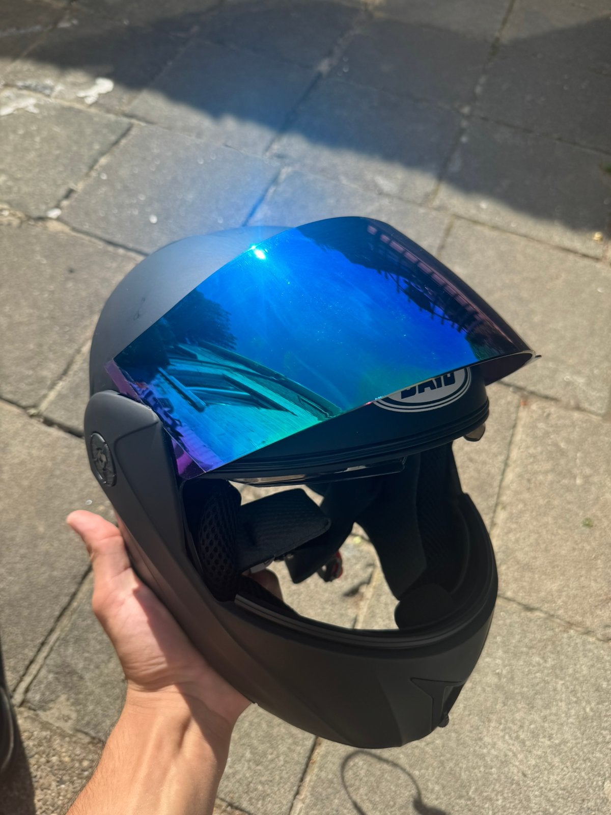 Casque moto, Vélos & Vélomoteurs, Enlèvement, Comme neuf, Medium