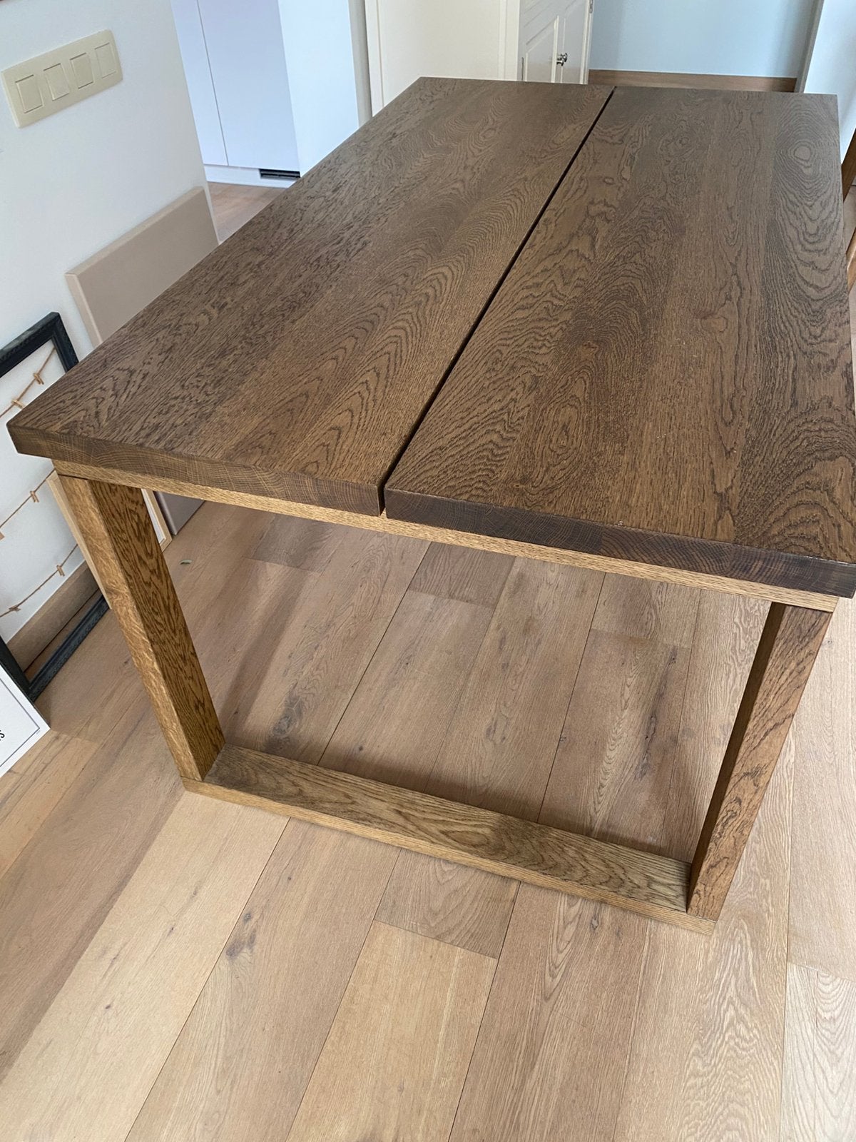 Table Morbylanga 140cm Ikea, Maison & Meubles, Tables | Tables de salon, Comme neuf, Chêne, Enlèvement