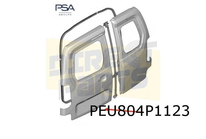 Peugeot/Citroen/Opel/Toyota (1/19-) achterdeur links (niet b, Neuf, Arrière, Citroën, -