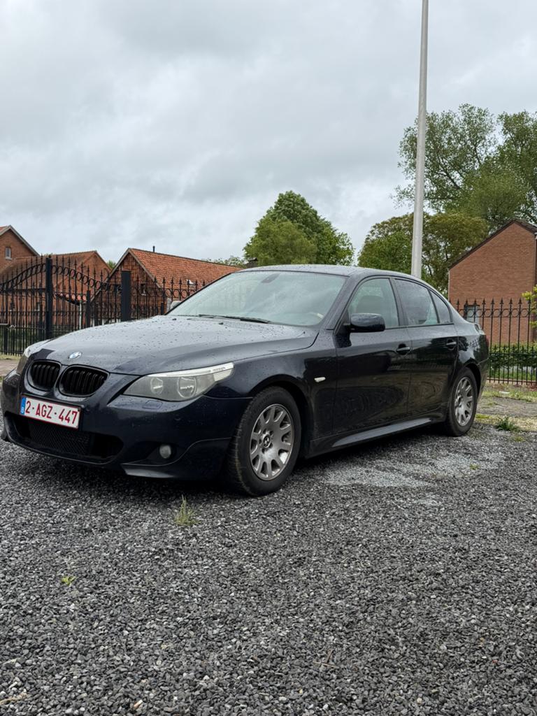 Bmw e60 525d M pakket leder airco, Leder, Particulier, Cruise Control, Te koop