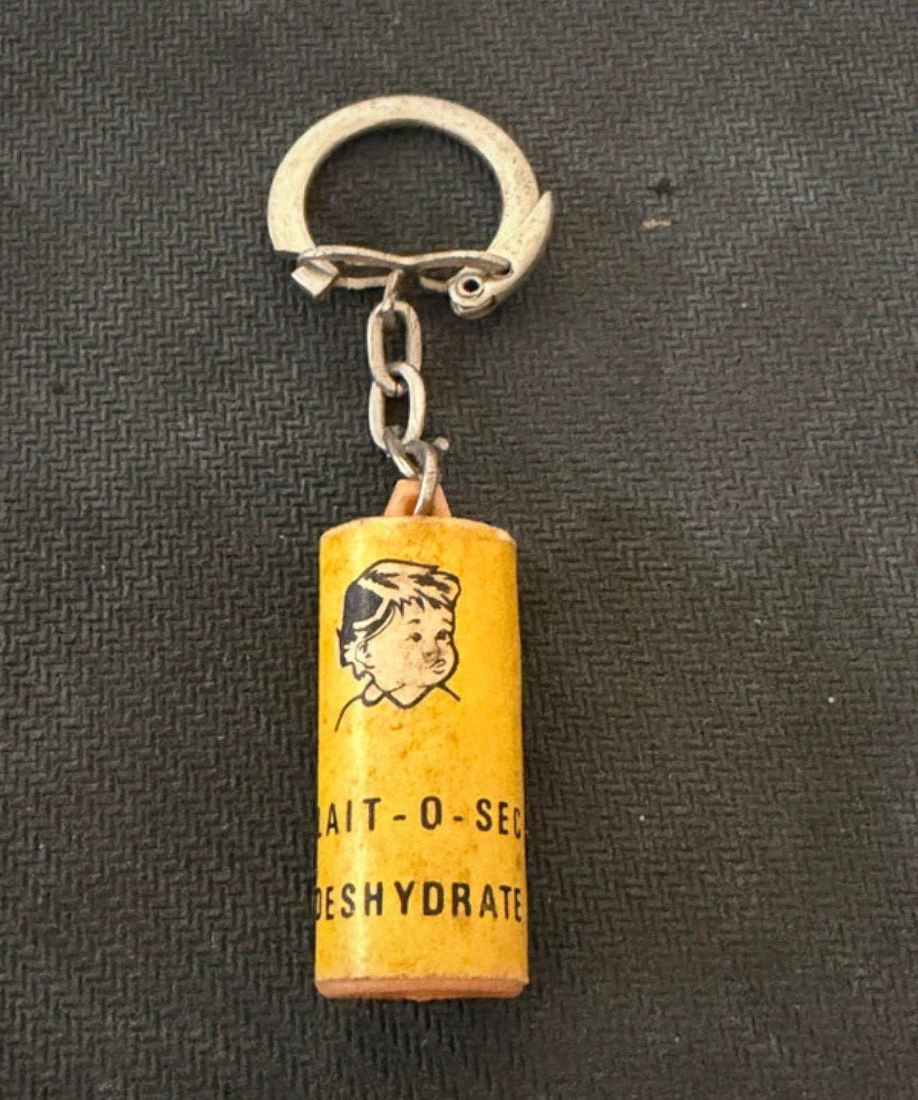 Vintage Lait-O-Sec Déshydraté Sleutelhanger- Reclame 1950/60, Verzenden, Zo goed als nieuw, Merk