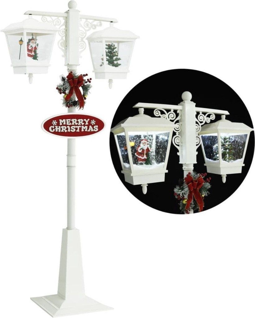 vidaXL Straatlantaarn met  kerst decoratie, Diversen, Ophalen