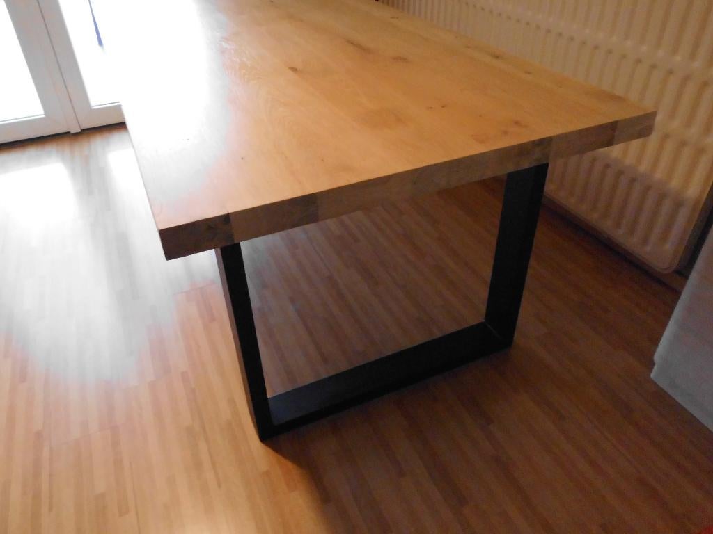 eiken eettafel, Ophalen, Zo goed als nieuw, Eikenhout