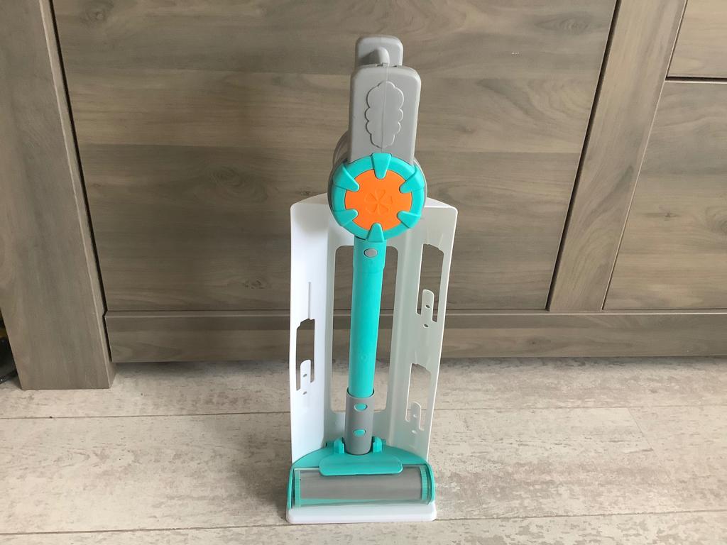 Plastic speelgoed stofzuiger (52 cm), Kinderen en Baby's, Ophalen of Verzenden, Zo goed als nieuw, Speelset