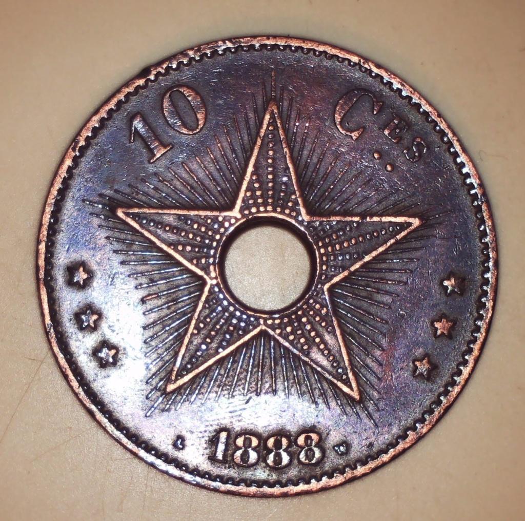 Kongo-Vrijstaat 10 centimes,, Enlèvement ou Envoi, Monnaie en vrac