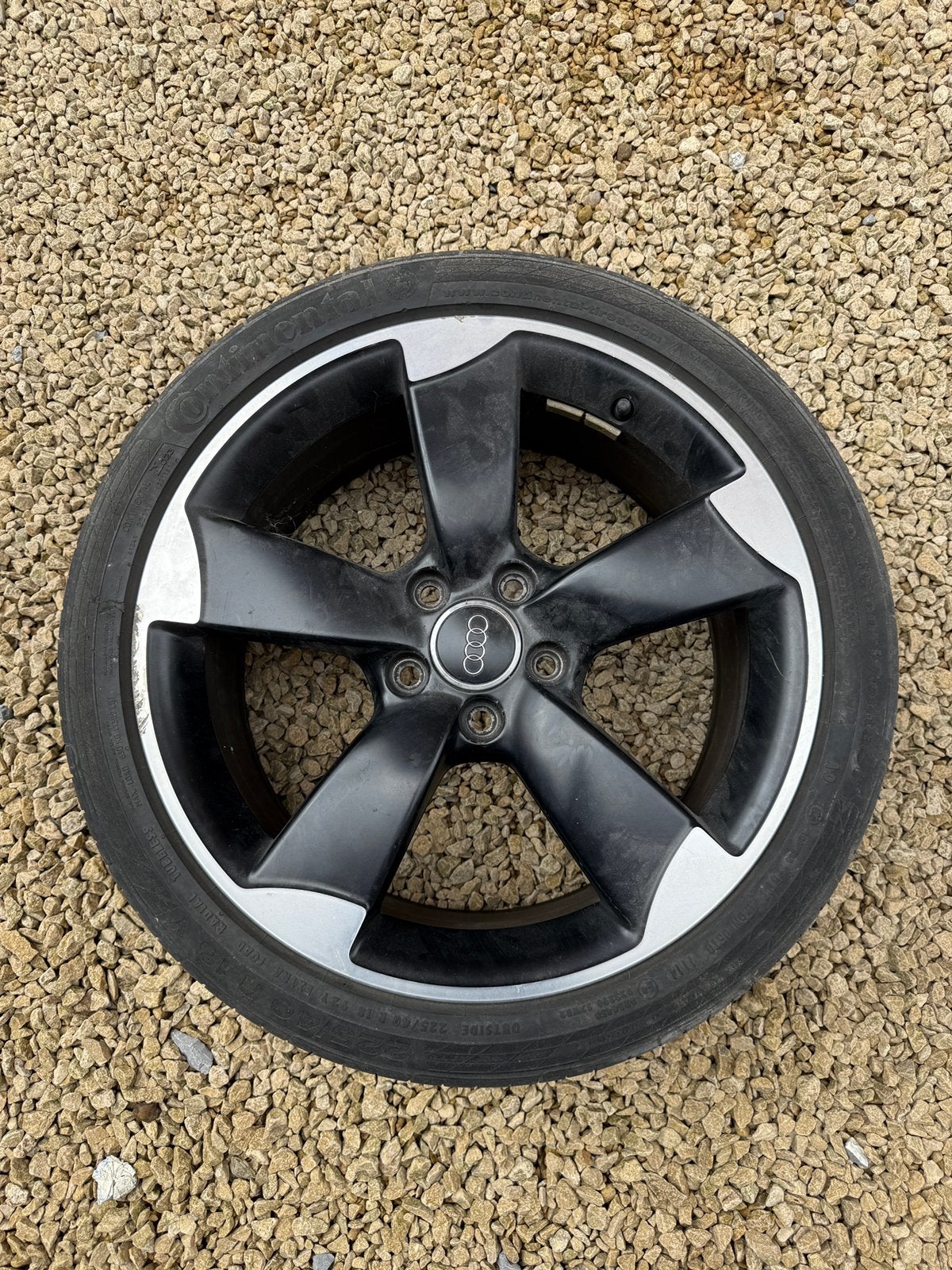 2 jantes Rotor 18 + Pneus, Ophalen, 18 inch, Banden en Velgen, 225 mm