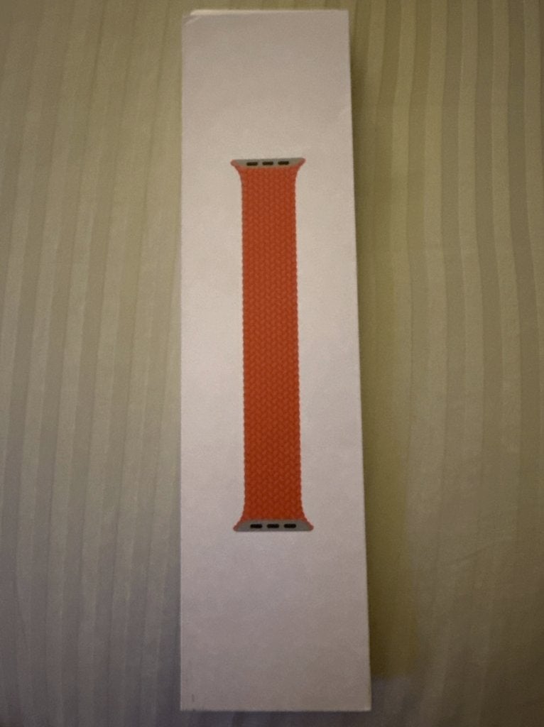 Bracelet pour Apple Watch (tressé), Bijoux, Sacs & Beauté, Montres connectées, Neuf, Orange, Enlèvement