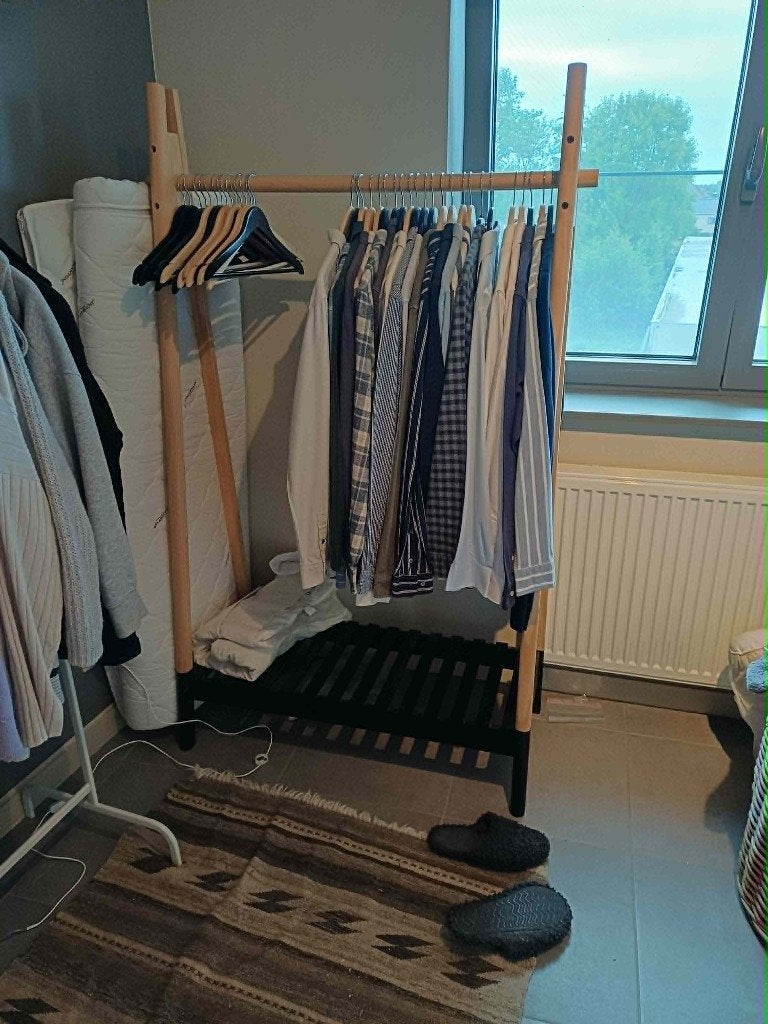 Kledingrek, 25 à 50 cm, Avec tablette(s), Comme neuf, 100 à 150 cm