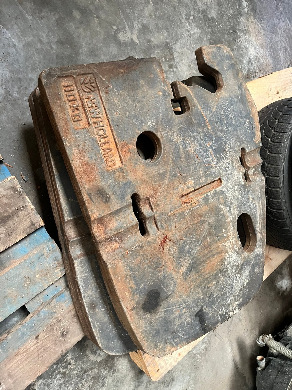 Gewichten New Holland, Zakelijke goederen, Landbouw | Onderdelen | Banden, Velgen en Assen, Ophalen