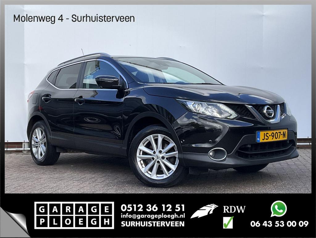 Nissan Qashqai 1.5 dCi Edition Pano Leer Stoelverw. 360Cam/, Auto's, Zwart, Qashqai, SUV of Terreinwagen, Onderhoudsboekje