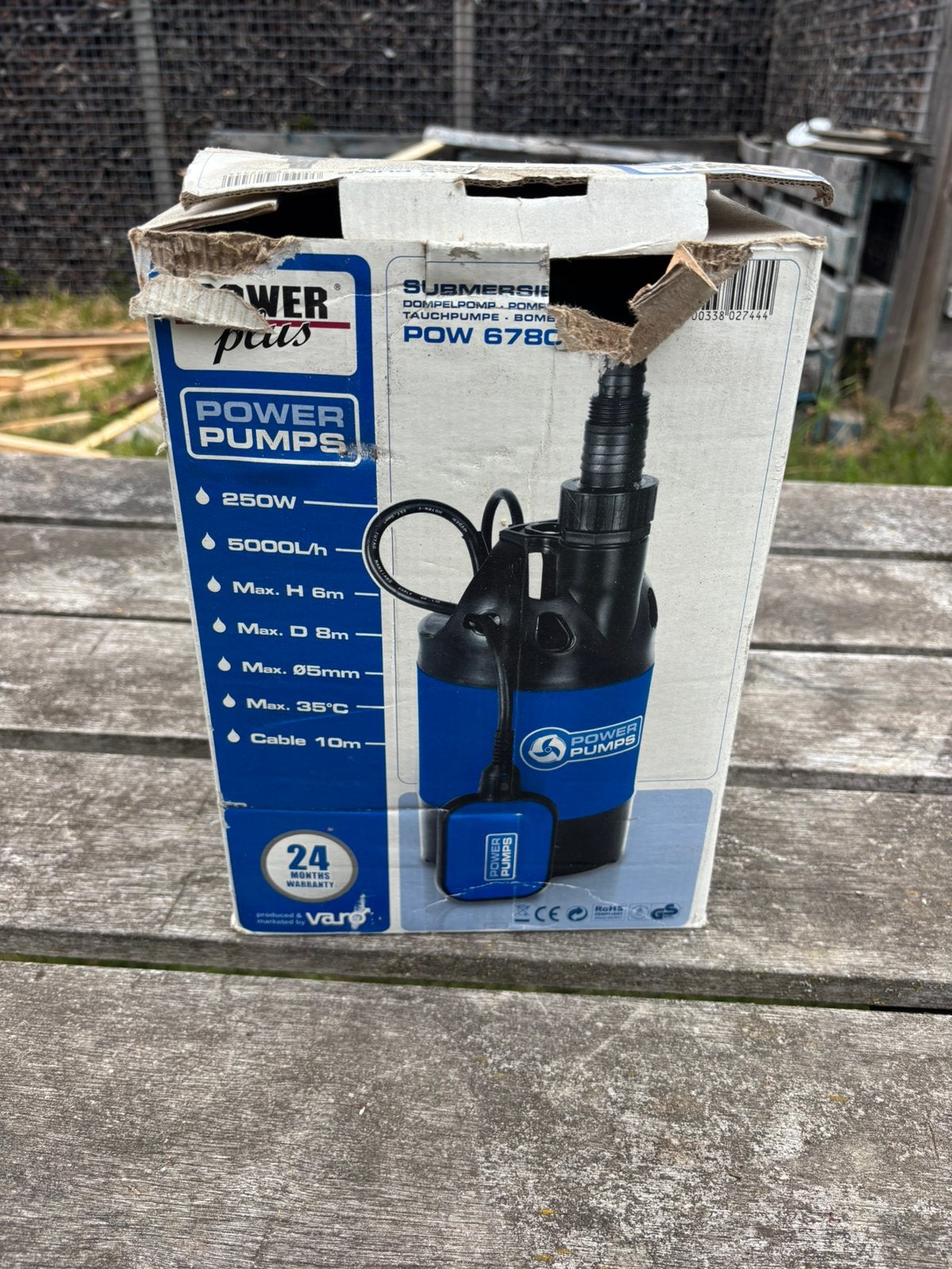 Dompelpomp, Tuin en Terras, Waterpompen, Ophalen, Gebruikt, Elektrisch, Dompelpomp