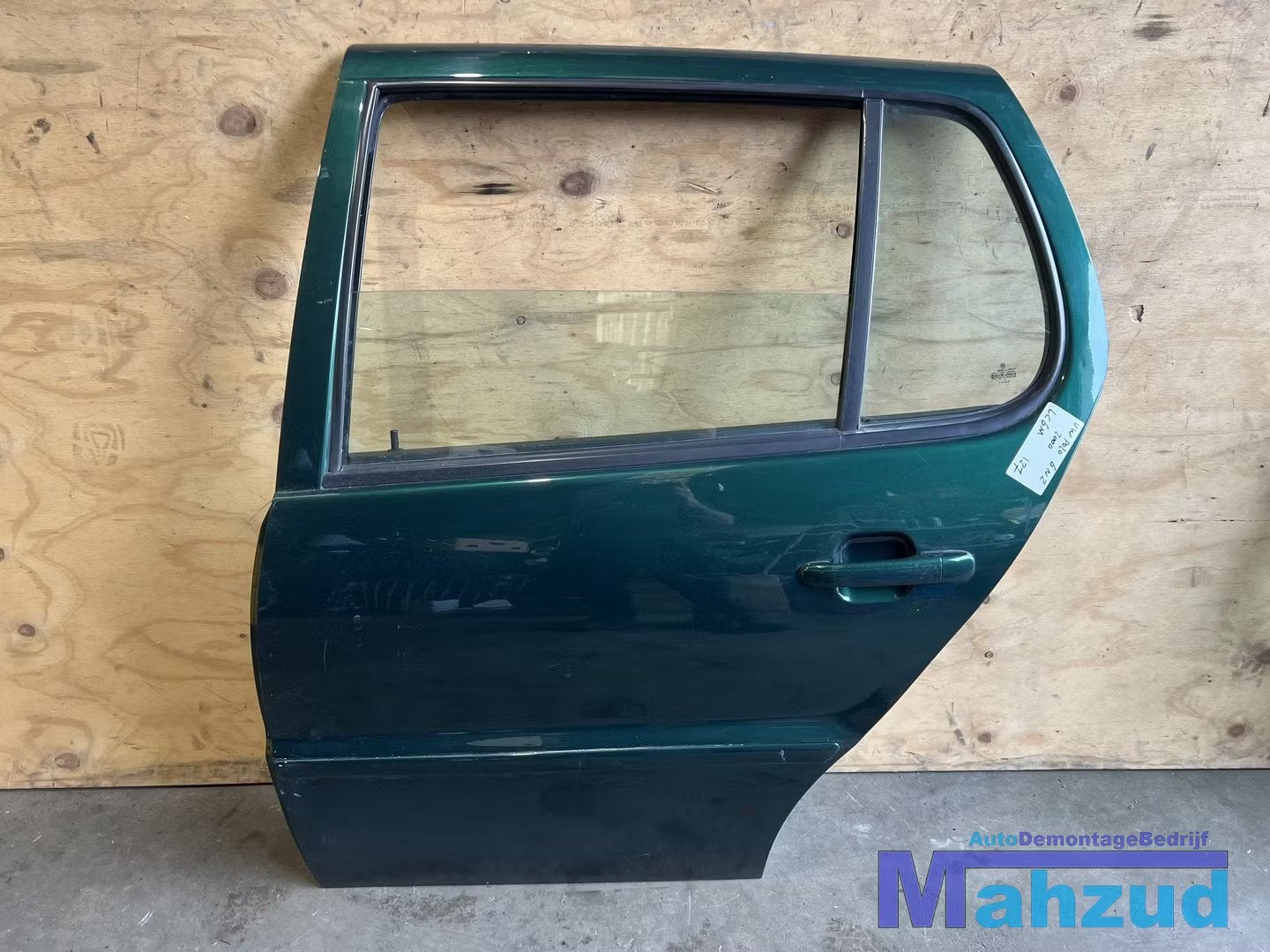 VW POLO 6N2 Groen LC6M Links achter deur 1999-2001, Gebruikt, Volkswagen AG, Vw@volkswagen.de, Achter