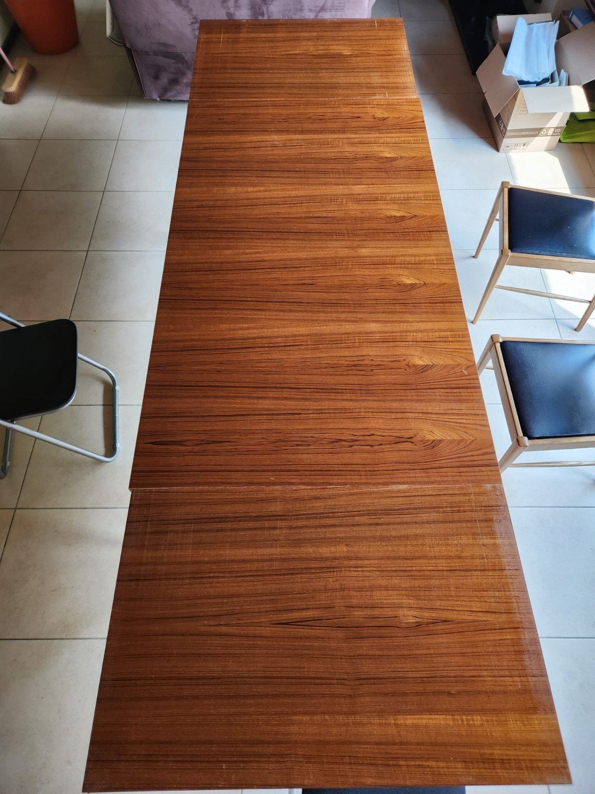 Vintage tafel jaren '60, '70, Leopoldsburg, Antiek en Kunst, Ophalen