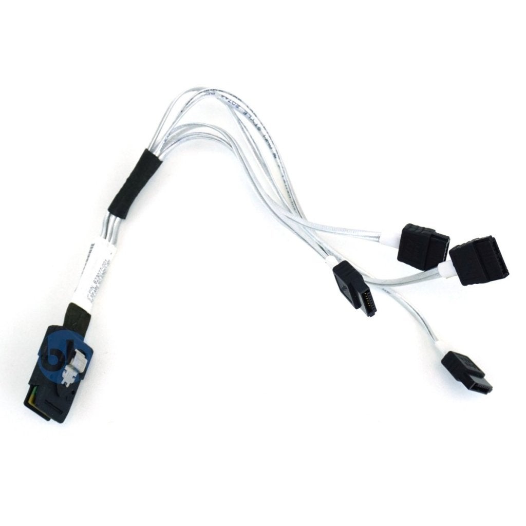 HP Mini-SAS to 4x SATA Cable DL360 Gen10 Gen9 Rear Bay