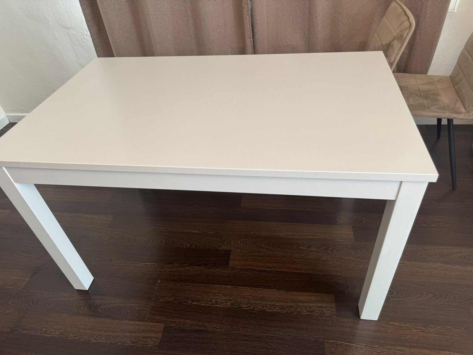 Table à manger blanche, Enlèvement, Comme neuf