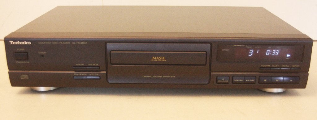 Technics SL-PG480A CD-Speler / Met Random Functie / M.A.S.H., Audio, Tv en Foto, Cd-spelers, Ophalen of Verzenden, Zo goed als nieuw
