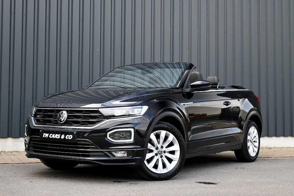 Vw T-roc R-line Cabrio 1.5TSI DSG, LED, ACC, Leder, DAB, Cam, Autos, Cuir, Phares entièrement LED, Achat, Entreprise
