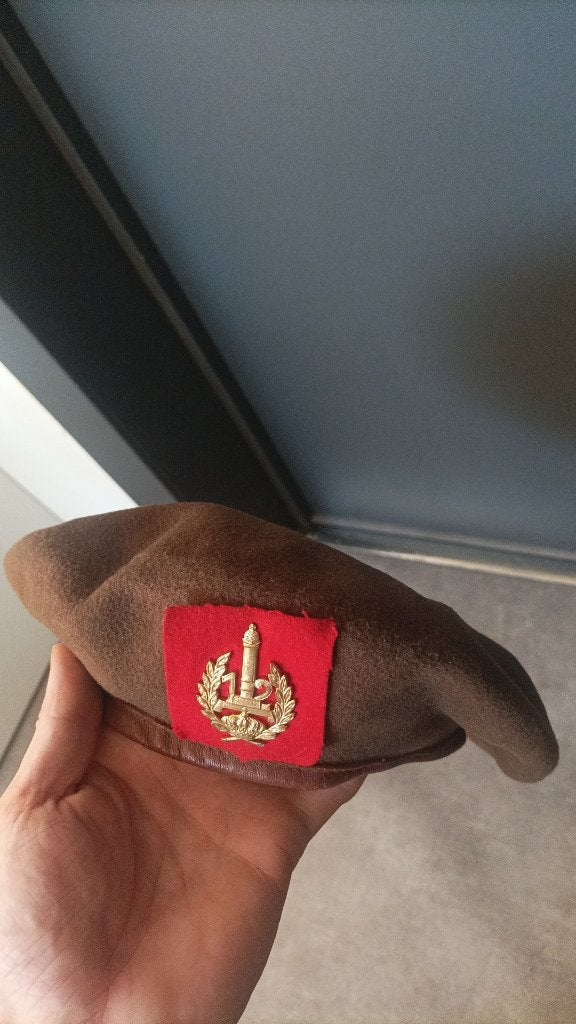 Béret militaire belge abl 1952, Ophalen