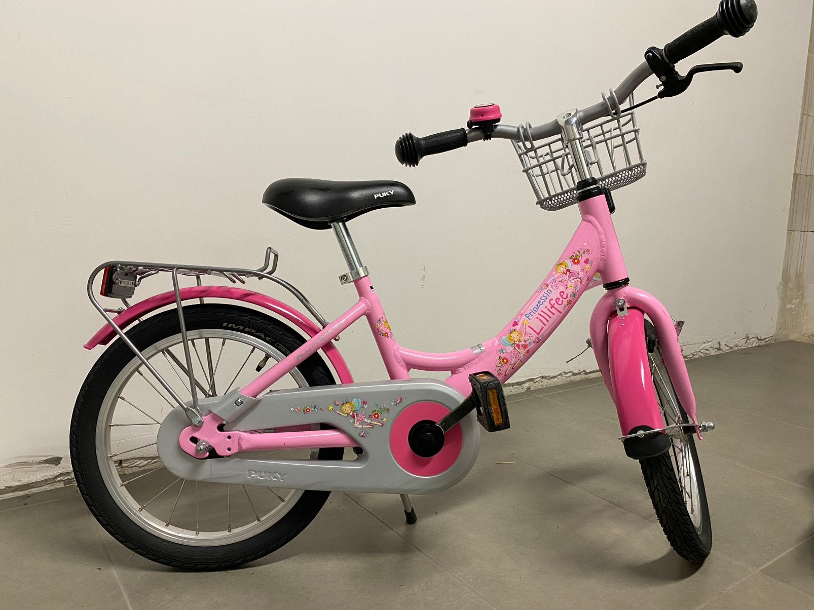 Kinderfiets puky lillifee editie 16”, Fietsen en Brommers, Fietsen | Meisjes, Ophalen, Terugtraprem, Gebruikt, Handrem
