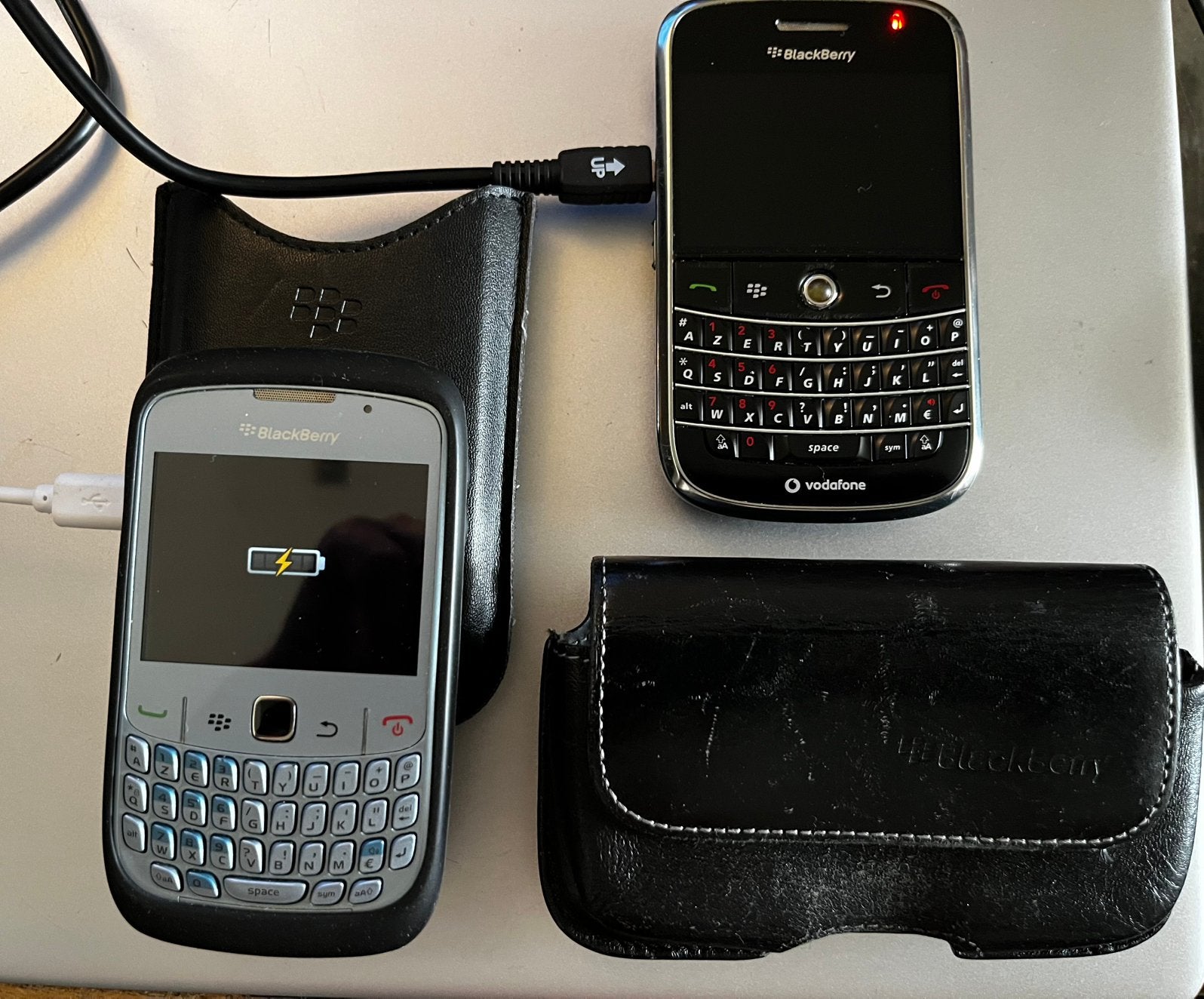 Twee vintage blackberry, Ophalen of Verzenden, Zo goed als nieuw