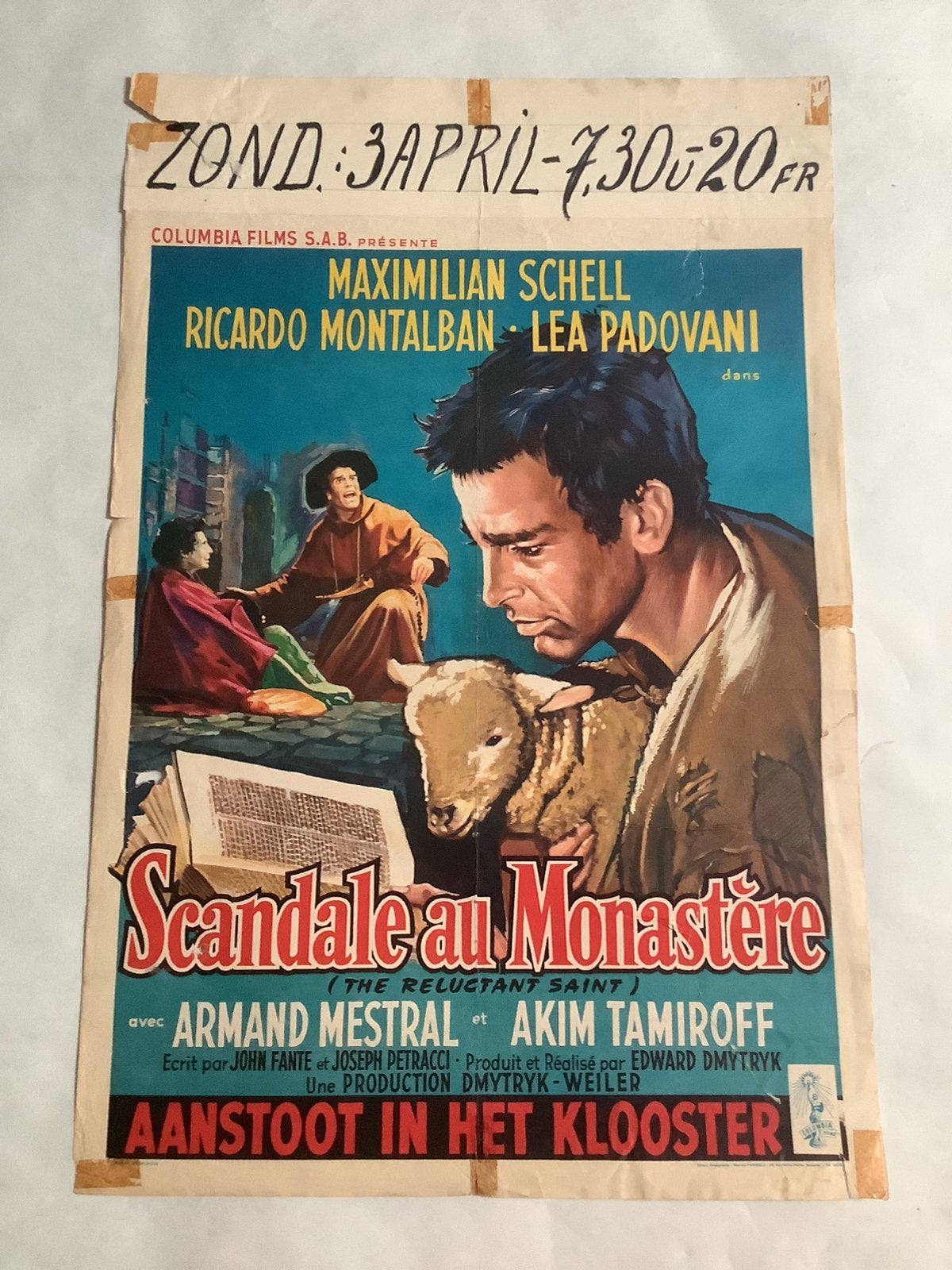 THE  RECULANT SAINT   Filmposter   36-54 cm, Verzamelen, Posters, Ophalen of Verzenden