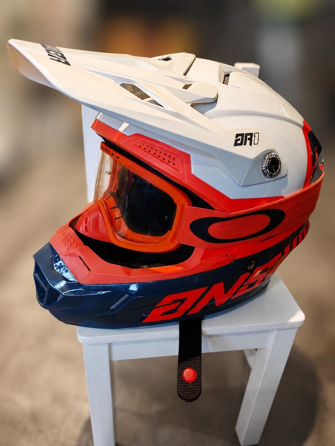 helm L + bril, Motoren, Kleding | Motorhelmen, Ophalen, L