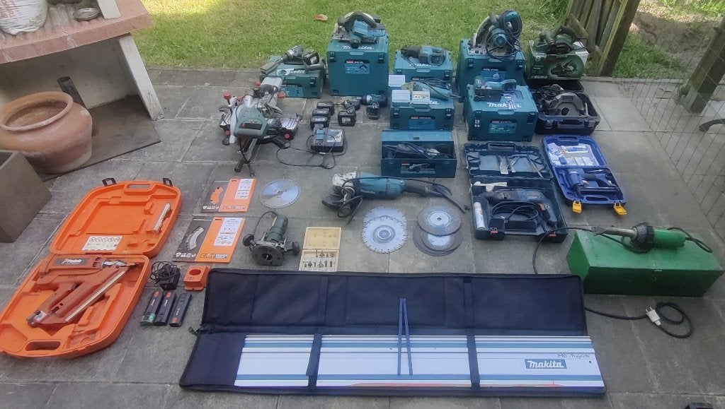 Partij Dakdekkersgereedschap en stock, Doe-het-zelf en Bouw, Gereedschap | Handgereedschap, Gebruikt, Ophalen