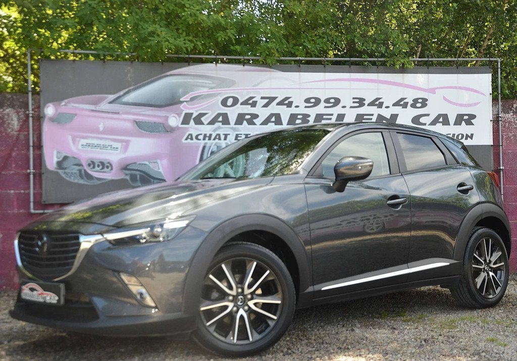 Mazda CX-3 1.5SKYACTIV-D 2WD Pulse Edition NAV CAM CLIM 34.5, 105 pk, Gebruikt, 4 cilinders, https://public.car-pass.be/vhr/06cfe9f2-1623-4b81-b85d-57b2c21d9b9c