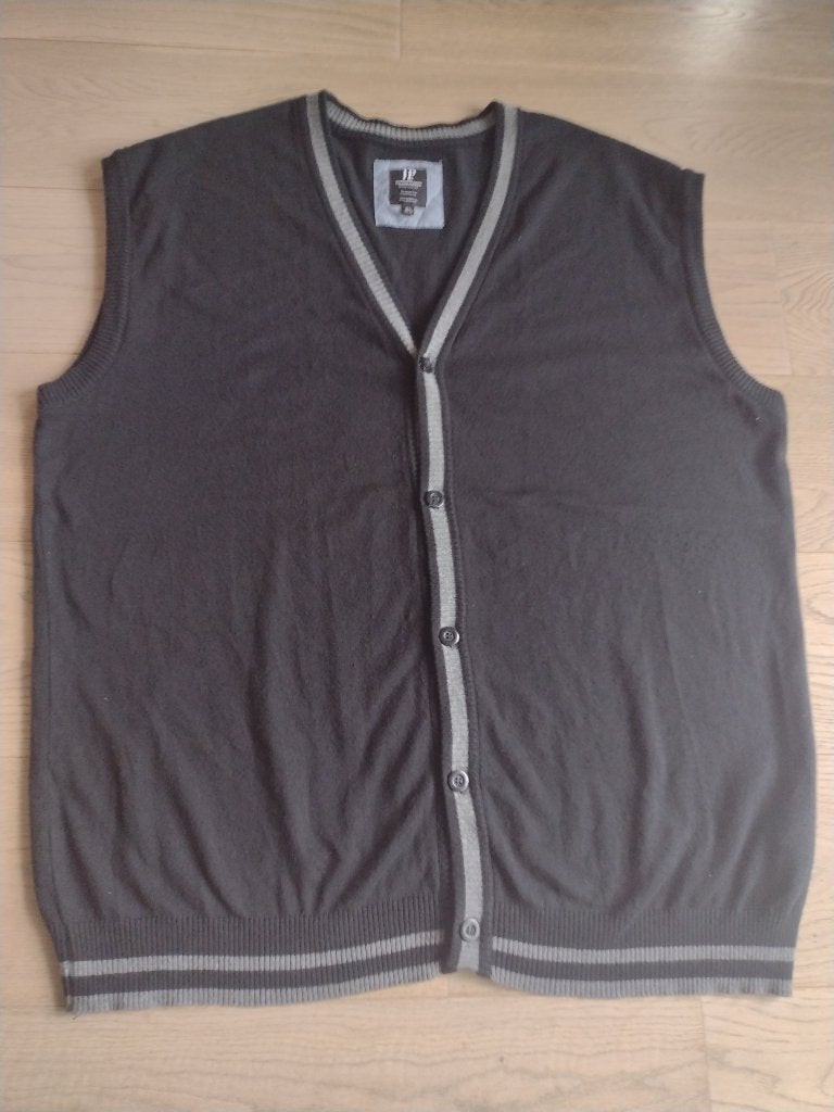 Mooie gilet zonder mouwen. Maat 5XL - 72/74, Ophalen, Zwart, Trui of Vest, Zo goed als nieuw