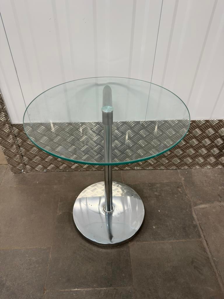Table d’appoint design en verre, Design, Rond, Moins de 55 cm, Verre