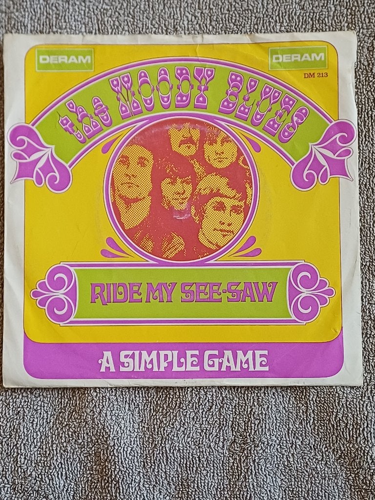 The Moody Blues – Ride My See-Saw   1968, Gebruikt, 7 inch, Ophalen of Verzenden, Pop