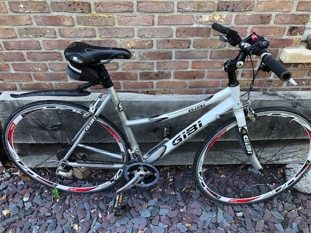 sport-damesfiets, Fietsen en Brommers, Velgrem, 47 tot 50 cm, Versnellingen, Zo goed als nieuw